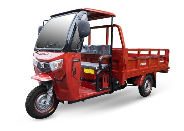 3000W Cabin Electric Cargo Tricycle với Awning Màu sắc và kích thước tùy chỉnh
