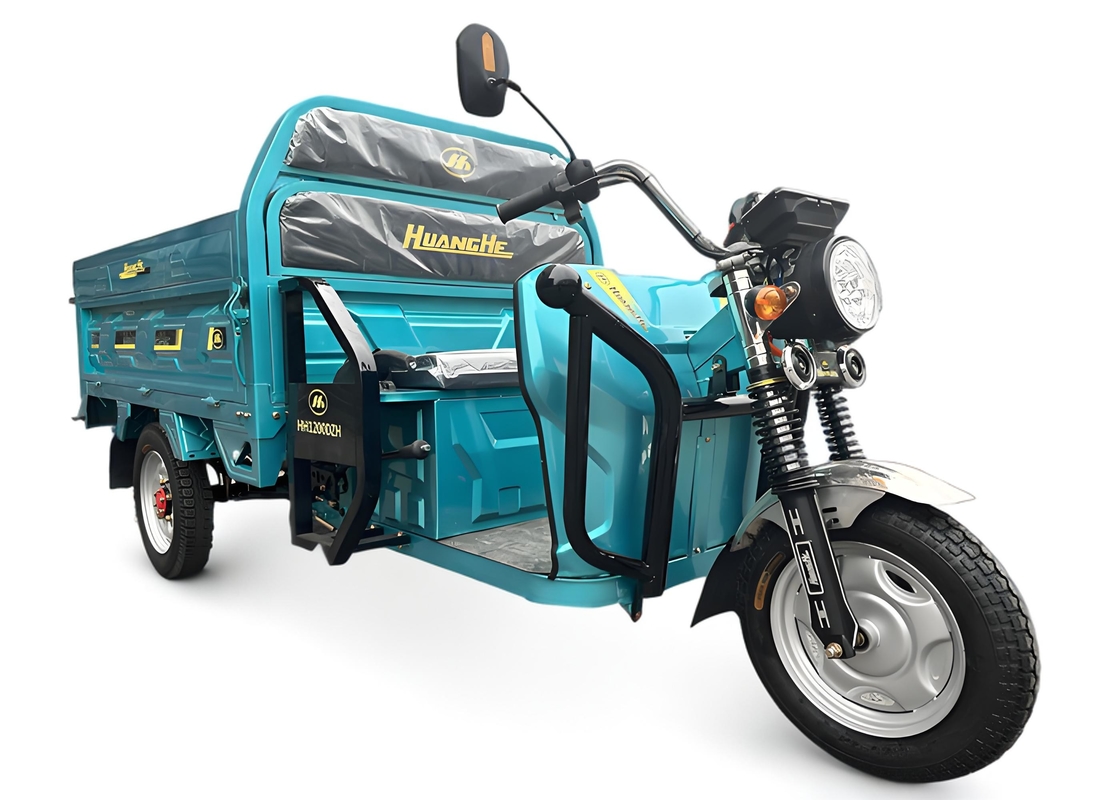 1200W xe ba bánh xe tải điện với phanh trống phía trước / trống phía sau Năng lượng định lượng 260 KG
