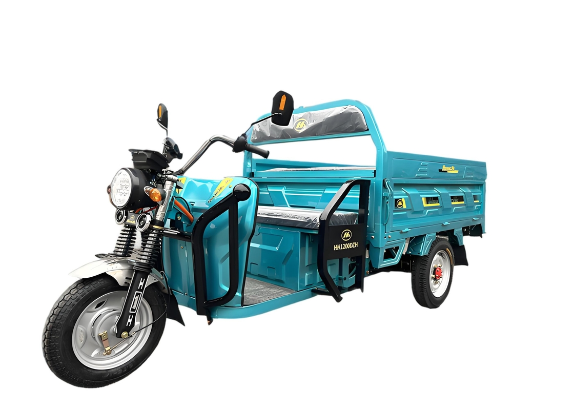 1200W xe ba bánh xe tải điện với phanh trống phía trước / trống phía sau Năng lượng định lượng 260 KG
