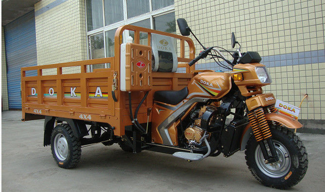 Xăng bốn Stroke Motorized 3 Wheel Cargo xe gắn máy với tải nặng Cargo Box