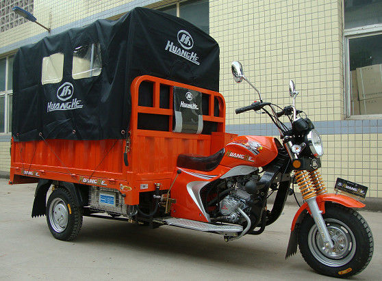 200CC Cargo Ba bánh giao hàng Van với Rear Canvas bìa cho ngoài trời mưa khu vực