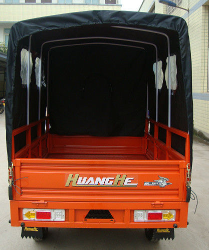 Xăng Cabin 150CC Cargo Motor Tricycle với Front và Rear Cover cho người lớn
